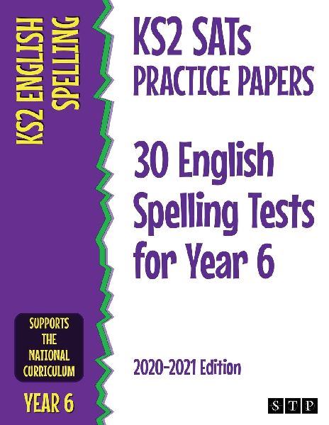 KS2 SATs Practice Papers 30 English Spelling Tests for Year 6
