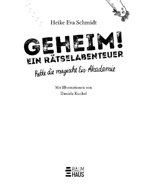 Geheim! Ein Rätselabenteuer - Rette die magische Eis-Akademie 