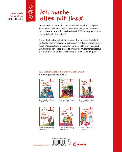 Ich mache alles mit links! (Starke Kinder, glückliche Eltern) 