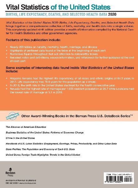 Vital Statistics of the United States 2020 