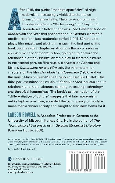 The Differentiation of Modernism 