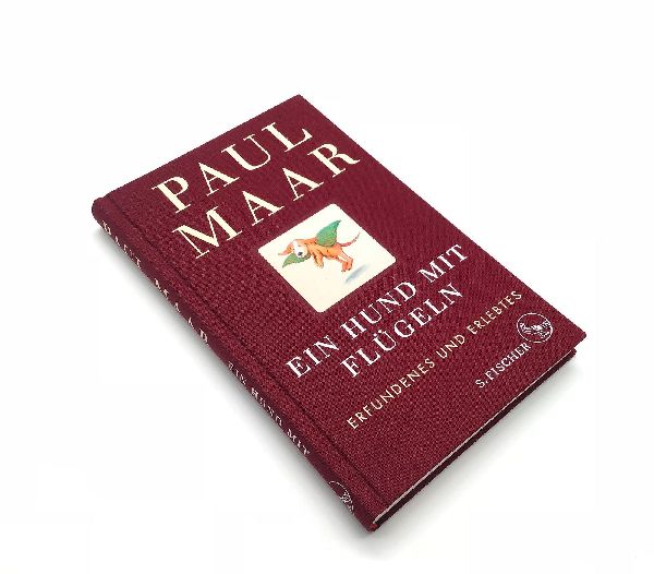 Ein Hund mit Flügeln 