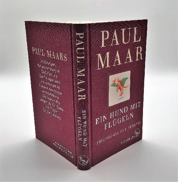 Ein Hund mit Flügeln 