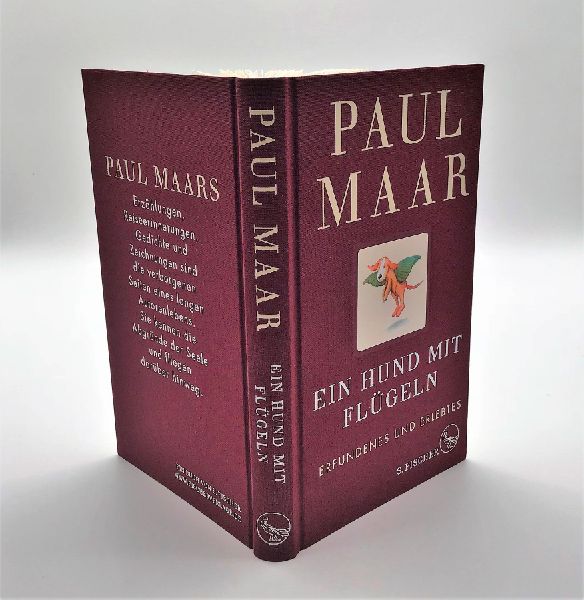 Ein Hund mit Flügeln 