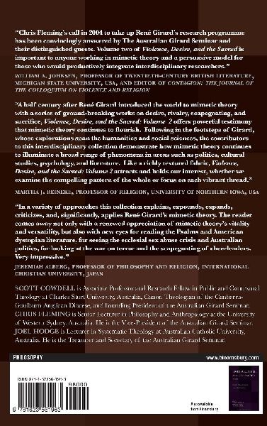 Violence, Desire, and the Sacred, Volume 2 