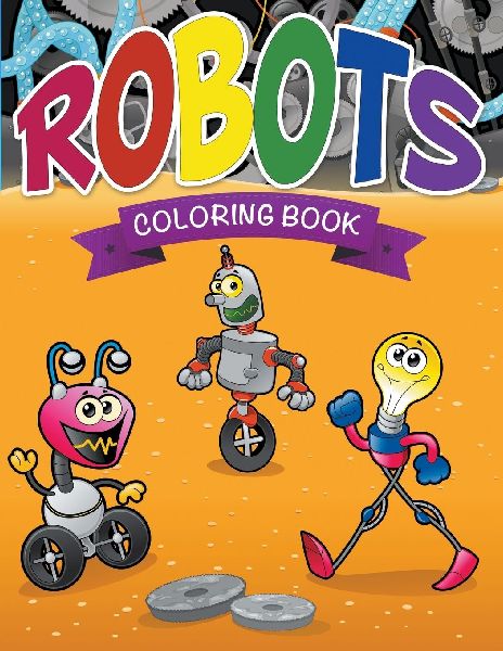 Robots Coloring Book