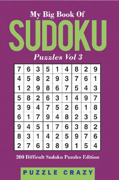My Big Book Of Soduku Puzzles Vol 3
