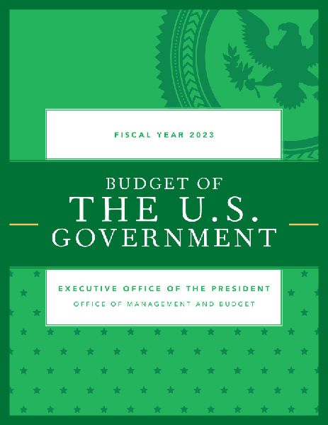Budget of the U.S. Government, Fiscal Year 2023