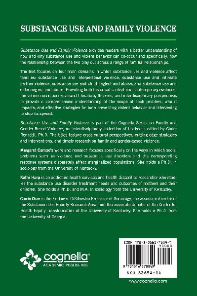 Substance Use and Family Violence 