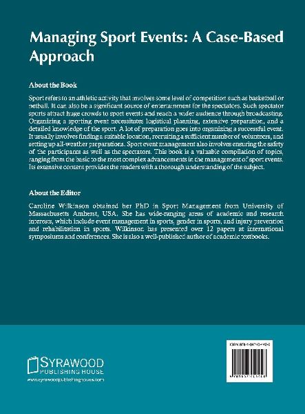 Managing Sport Events: A Case-Based Approach 