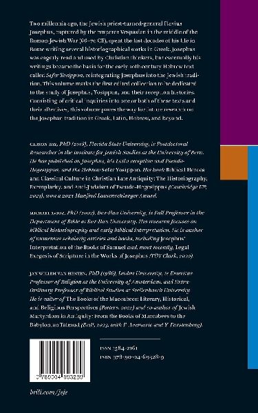 From Josephus to Yosippon and Beyond 