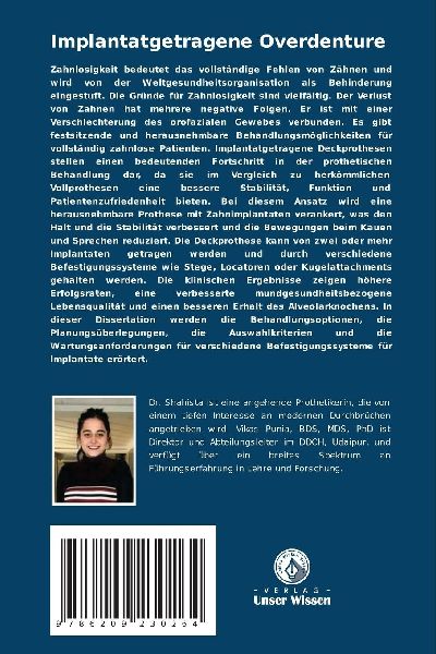 Implantatgetragene Overdenture 