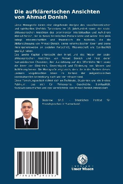 Die aufklärerischen Ansichten von Ahmad Donish 