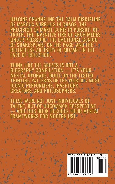 Think Like the Greats 