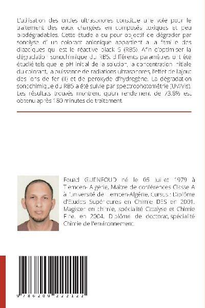 Traitement Sonochimique des Eaux Contaminées par un colorant textile 