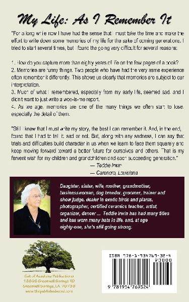 My Life as I Remember It 