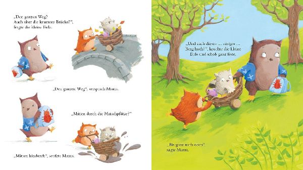 Die kleine Eule kommt in den Kindergarten 