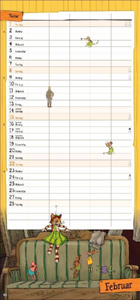 Pettersson und Findus Familienplaner 2026 