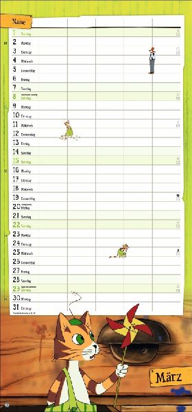 Pettersson und Findus Familienplaner 2026 