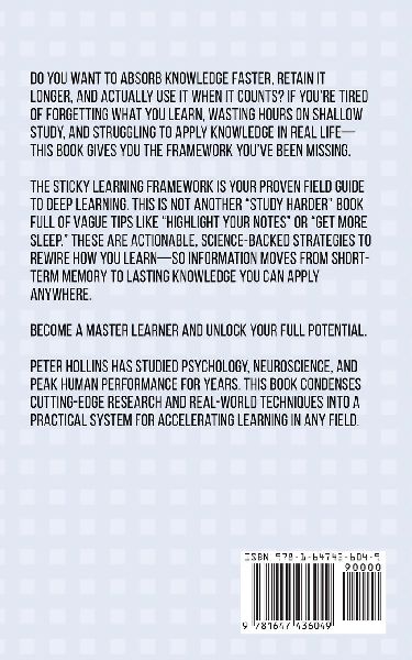 The Sticky Learning Framework 