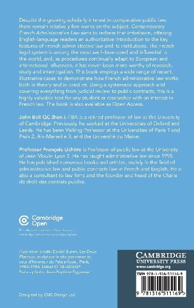 Contemporary French Administrative Law 