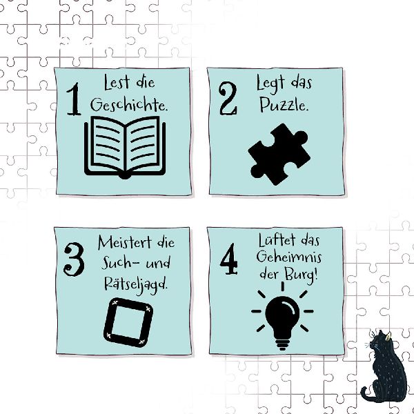 Schule der magischen Tiere - Story Puzzle: Endlich ausgegeistert! 