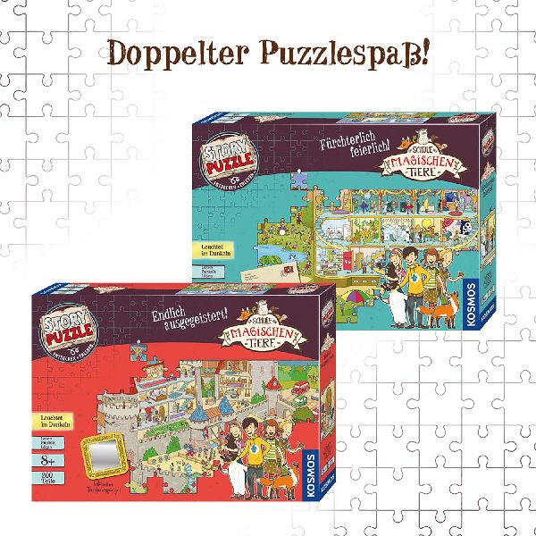 Schule der magischen Tiere - Story Puzzle: Endlich ausgegeistert! 