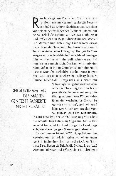 Wahre Verbrechen in Niederbayern und der Oberpfalz 