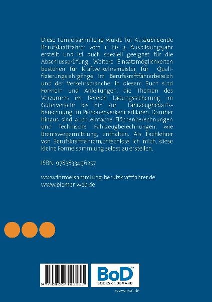 Formelsammlung für Berufskraftfahrer 