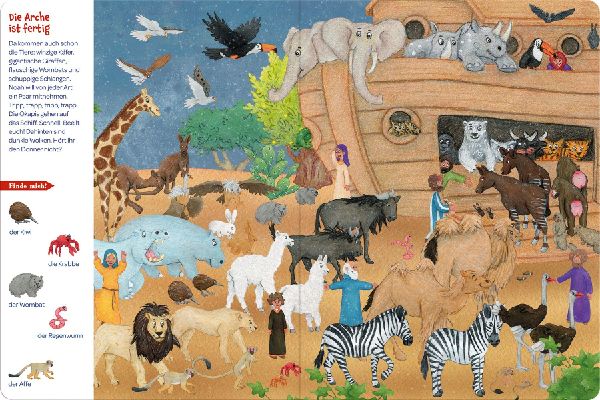 Mein buntes Arche Noah Wimmelbuch 