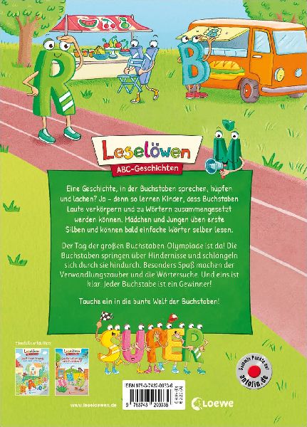 Leselöwen ABC-Geschichten - Alle Buchstaben, fertig, los! 