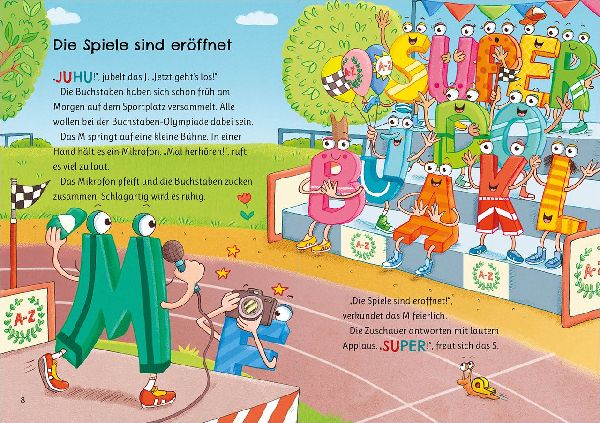 Leselöwen ABC-Geschichten - Alle Buchstaben, fertig, los! 