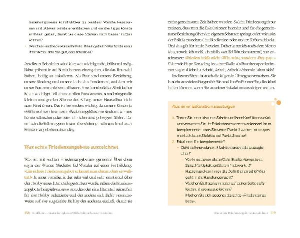 Hört auf zu streiten! 