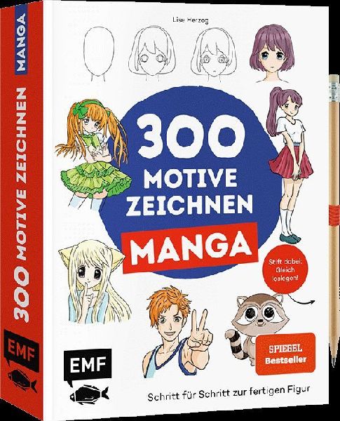 300 Motive zeichnen - Manga