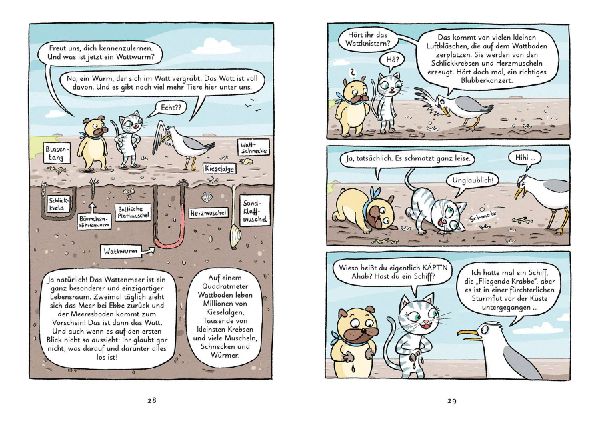 Mein Abenteuercomic - Mops und Kätt fahren ans Meer 