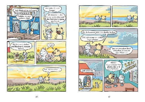 Mein Abenteuercomic - Mops und Kätt fahren ans Meer 