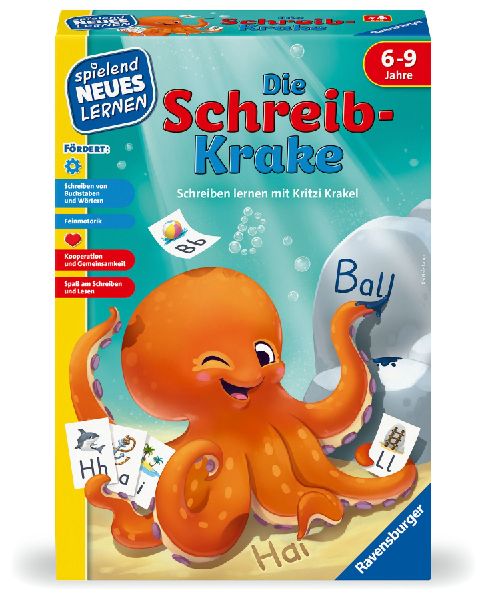 Die Schreib-Krake - Lernspiel ab 6 Jahre