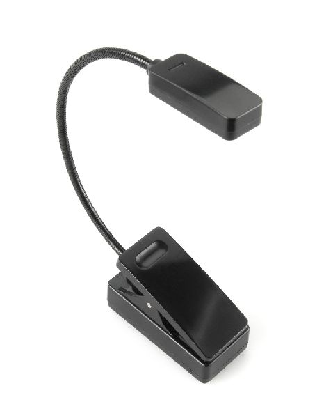 E-Booklight Schwarz | LED Leselampe mit Clip für Bücher und E-Reader