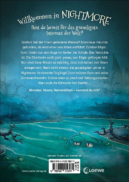 Nightmore - Das gruseligste Internat der Welt (Band 2) - Zombie gesucht 