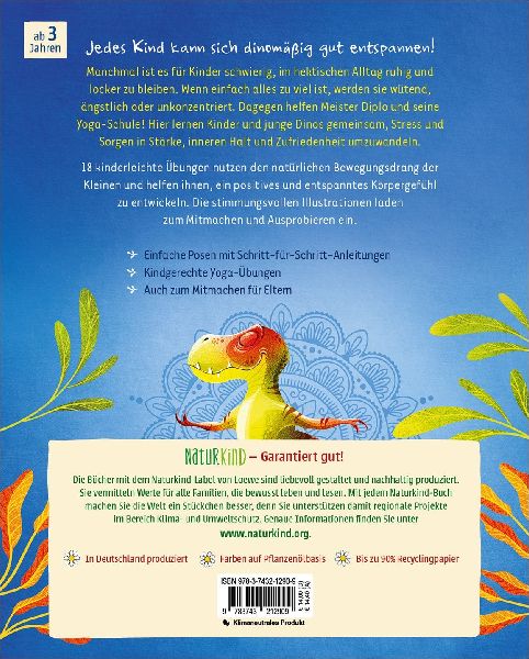 Kinder-Yoga für kleine Dinos 