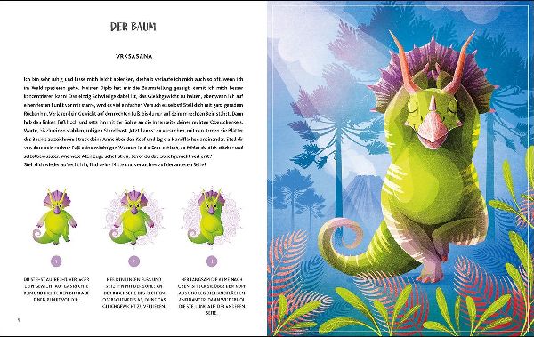 Kinder-Yoga für kleine Dinos 