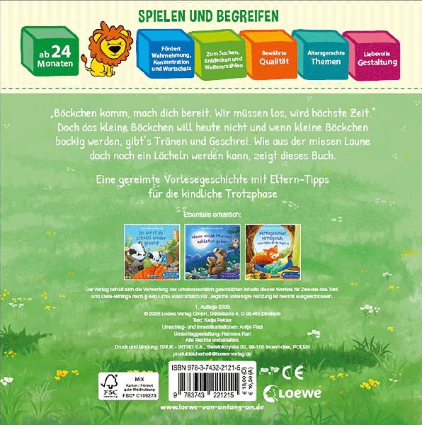 Wenn kleine Böckchen bockig sind 