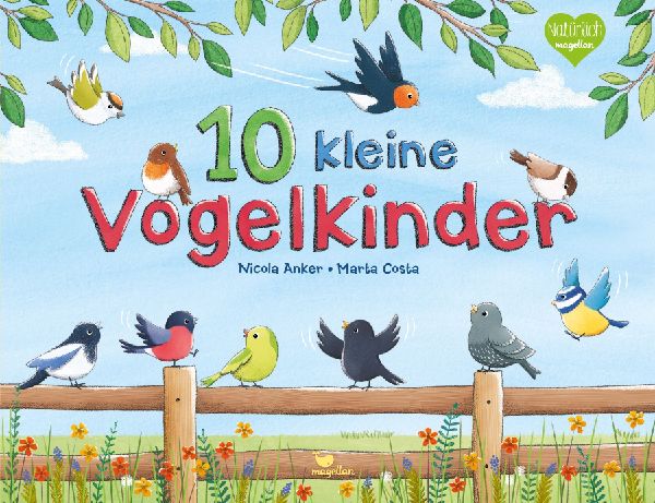 10 kleine Vogelkinder