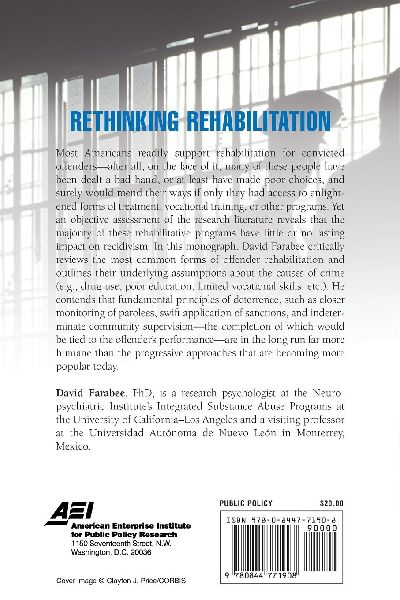Rethinking Rehabilitation: 