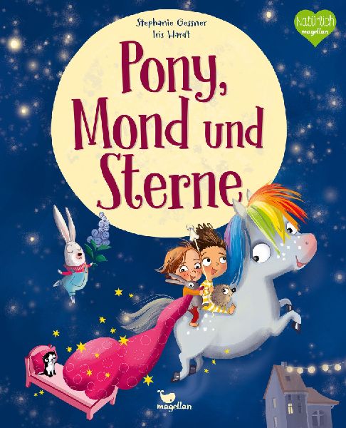 Pony, Mond und Sterne