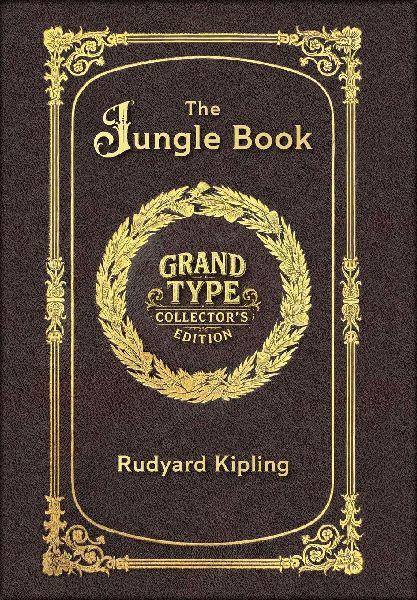 Large Print - The Jungle Book - Grand Type Collector's Ed...