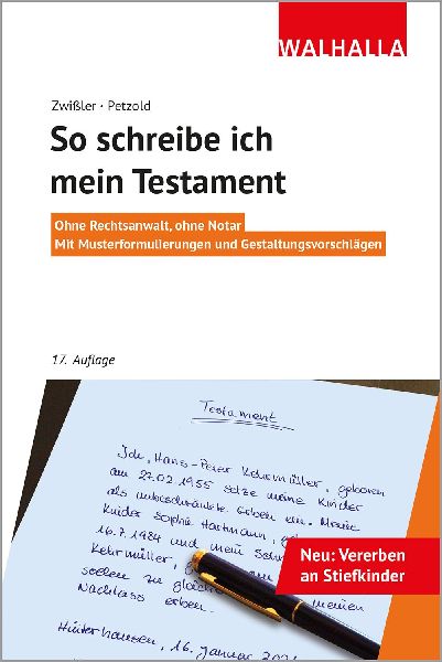 So schreibe ich mein Testament