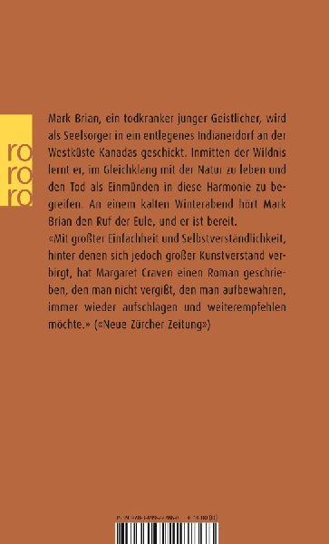 Ich hörte die Eule, sie rief meinen Namen 