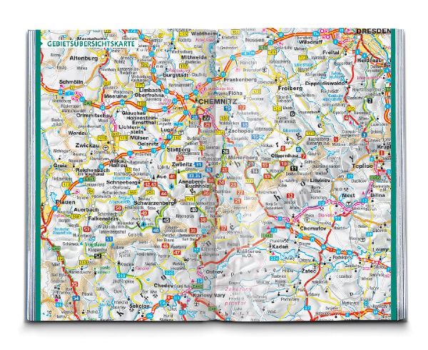 KOMPASS Wanderführer Erzgebirge, 55 Touren mit Extra-Tourenkarte 