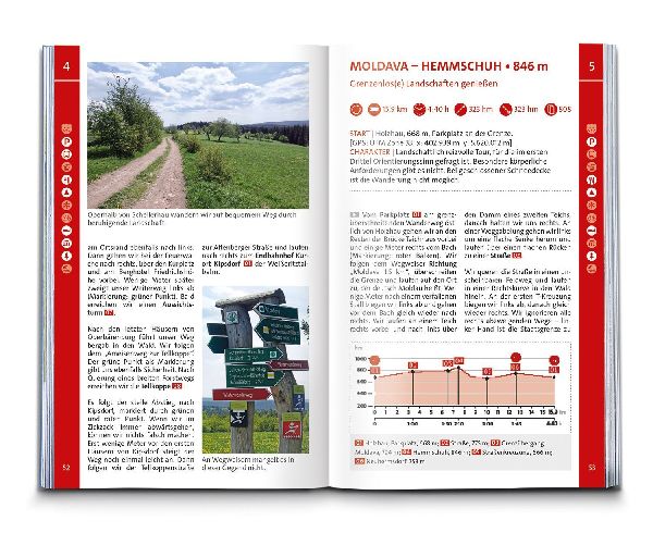 KOMPASS Wanderführer Erzgebirge, 55 Touren mit Extra-Tourenkarte 